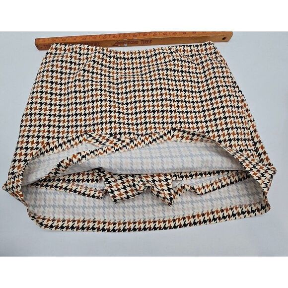 Vintage Verona Houndstooth Womens Skort Knee-Length - Picture 3 of 4